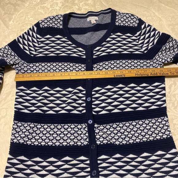 Merona Soft Sweater XL Womens Wear Button Up or Like a Cardigan Sweater - Picture 6 of 10
